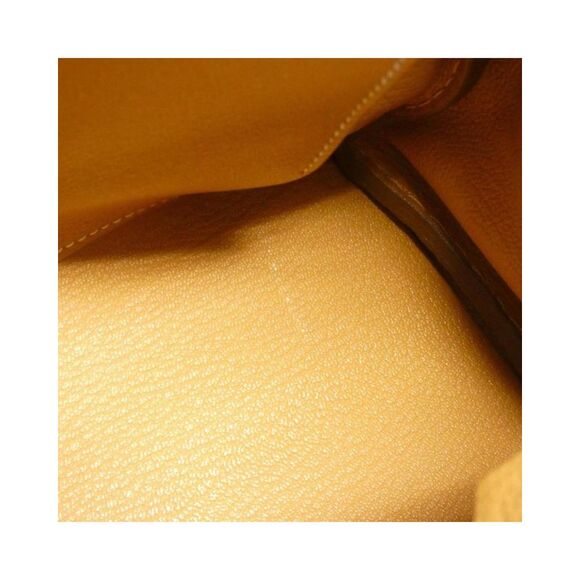 Pre Loved Hermes Kelly 28 Sellier Handbag Women Yellow - Picture 8 of 8